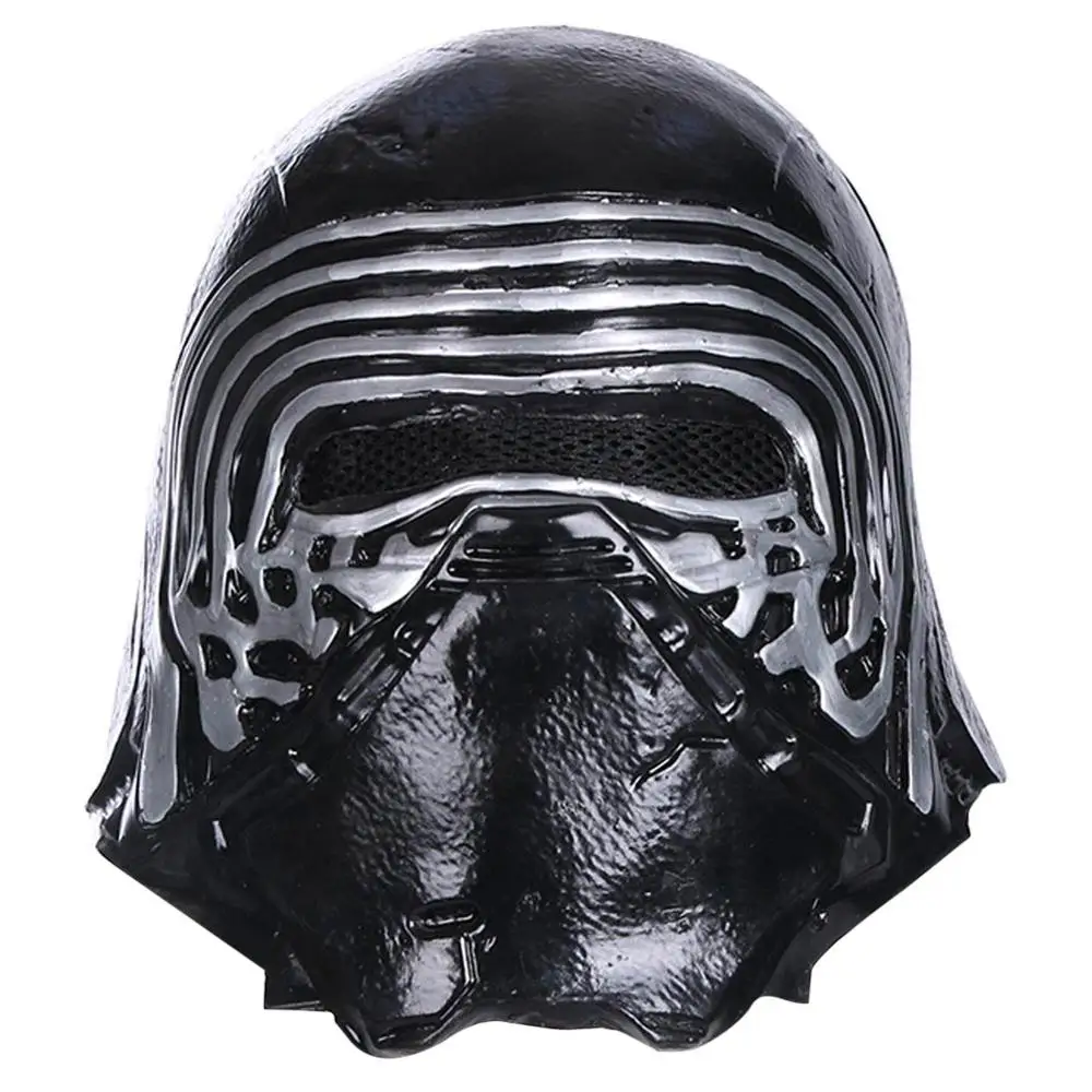 Star Cosplay The Rise of Skywalker Kylo Ren латексная маска на все лицо шлем костюм Хэллоуин