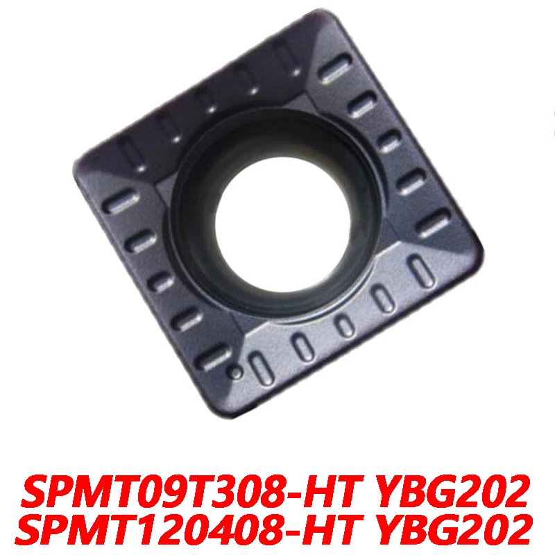 

100% Original SPMT SPMT09T308-HT YBG202 SPMT120408 10pcs Carbide insert CNC lathe blade Processed steel and stainless Steel