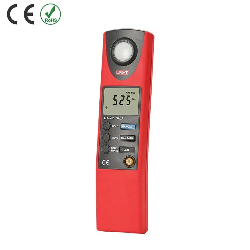 Цифровой люкс метр светильник с ЖК дисплеем и UT382 измеритель освещенности тестер