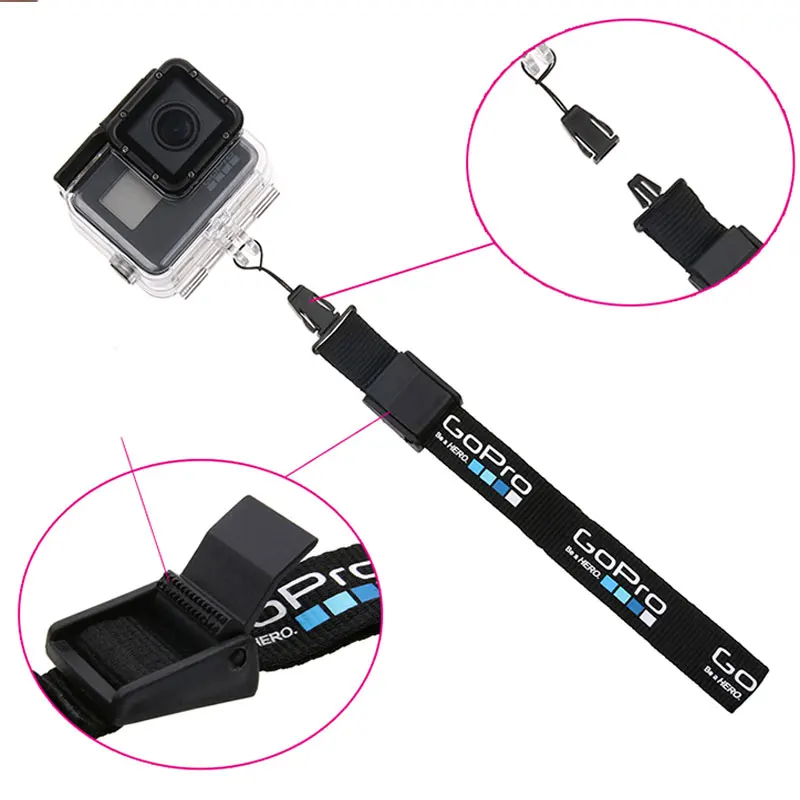 Ремешок на запястье для камеры GoPro/SJCAM/Xiao YI защита от потери Insta360/DJI Osmo застежка