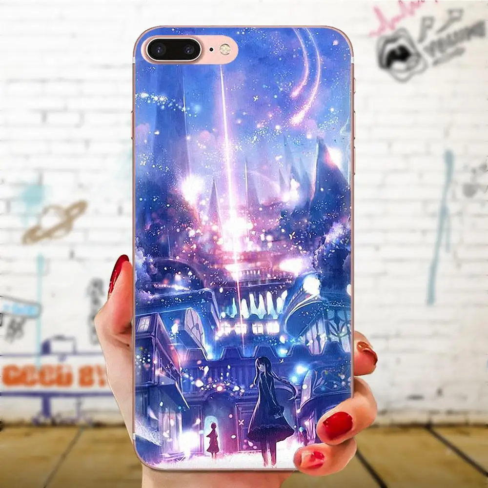 For Galaxy Grand A3 A5 A7 A8 A9 A9S On5 On7 Plus Pro Star 2015 2016 2017 2018 Soft Transparent Cover Anime Hat Girl | Мобильные
