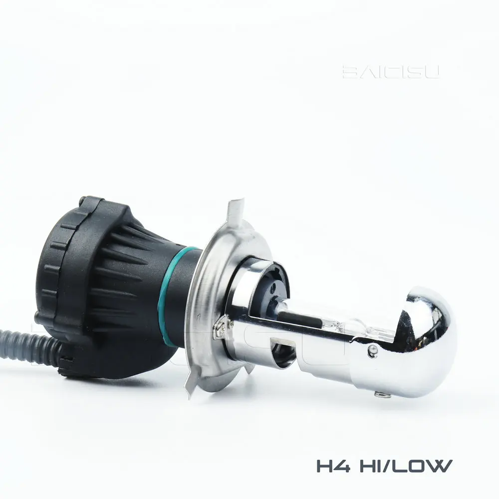 Moto cicleta hid ксеноновая лампа h4 hi/low bi xenon soquete alta baixa moto luz 35w slim lastro kit bicicleta|xenon h4|luz hidhid |