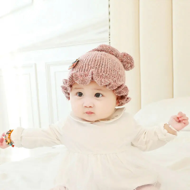 Шапочка для новорожденных мальчиков и девочек детская зимняя Осенняя Удобная