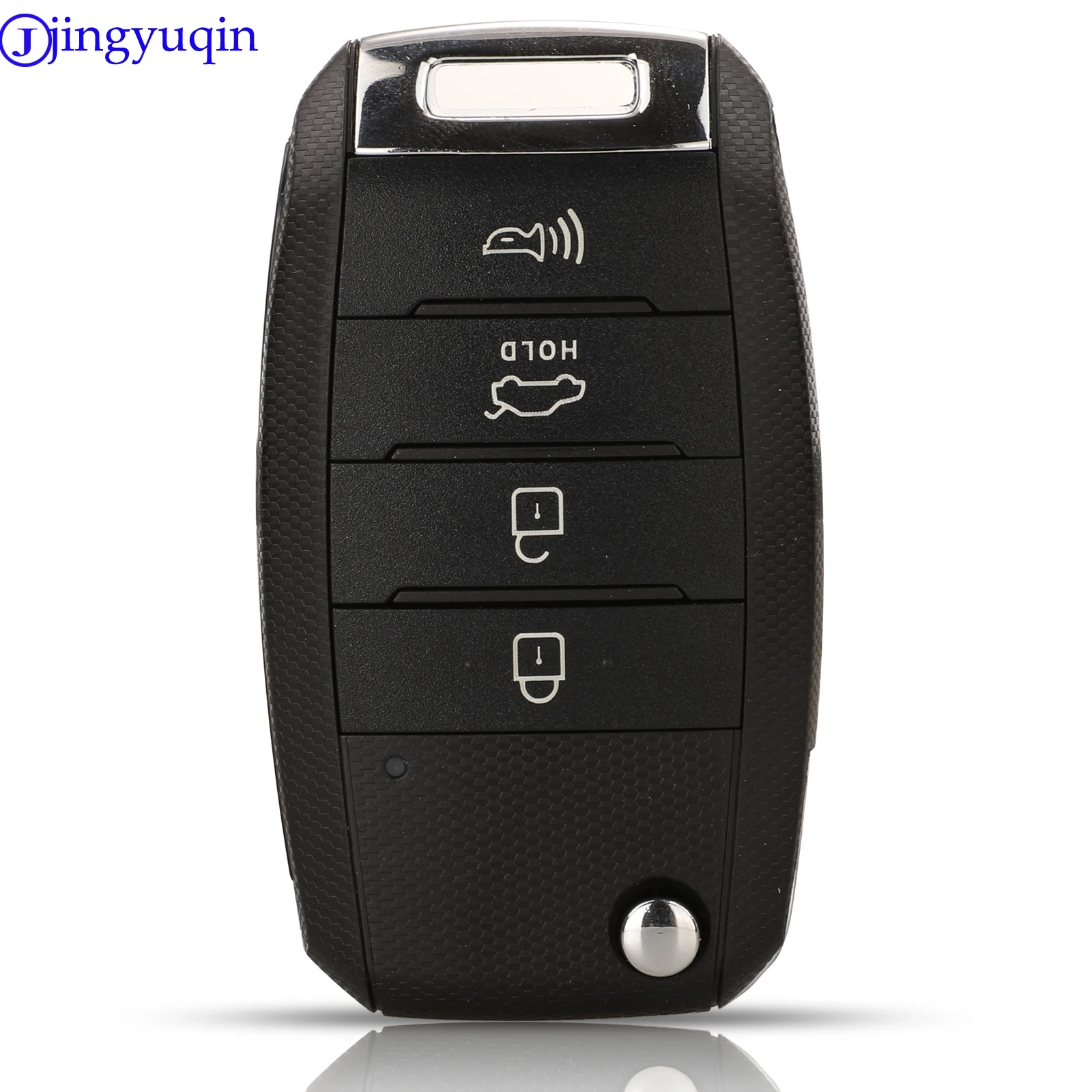 

jingyuqin 4 Buttons 433 Mhz ID70 Chip Car Remote Key Shell For KIA K3 K2 K5 Rio Sorento Carens Cerato Forte Car Key OSLOKA-875T