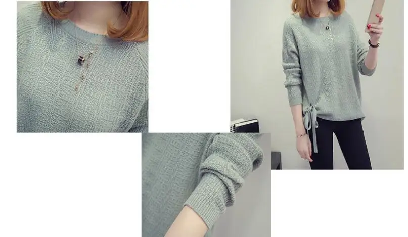 

2020 spring and autumn winter with New style fashion Long sleeve round collar Set head Women's Sweater coat