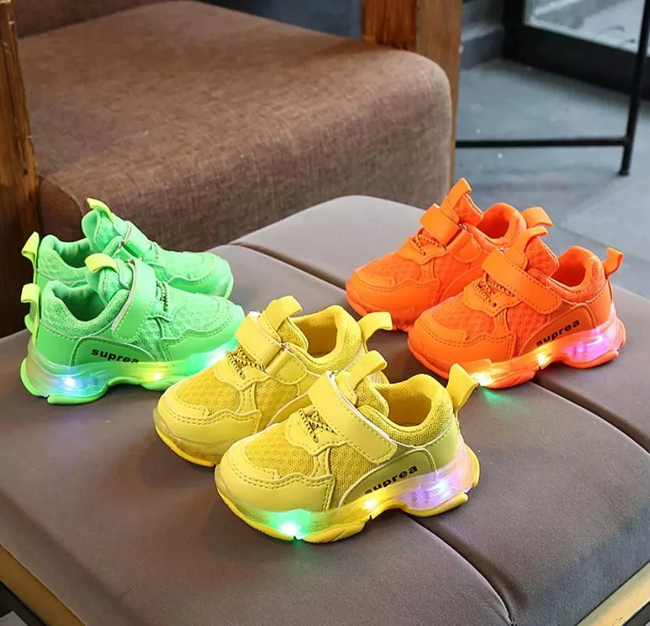 

Kids Shoes Luminous Autumn Toddler Boys Glowing Sneakers Child Sports Shoes For Baby Girls Led Sneaker With Light Running Shoes