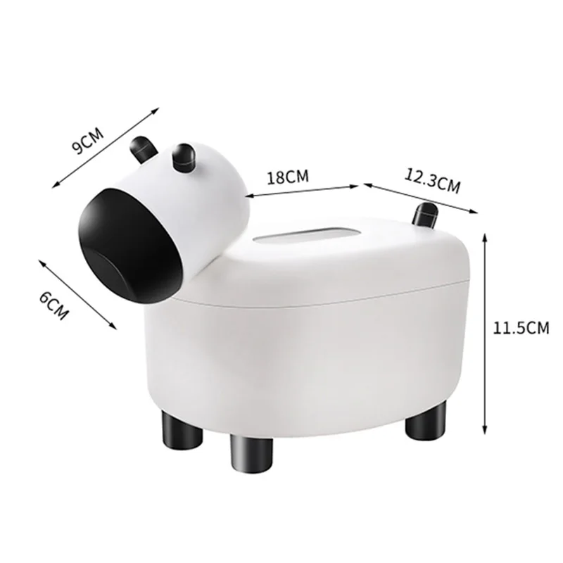 Телескопическая коробка для салфеток с держателем зубочисток пластиковый