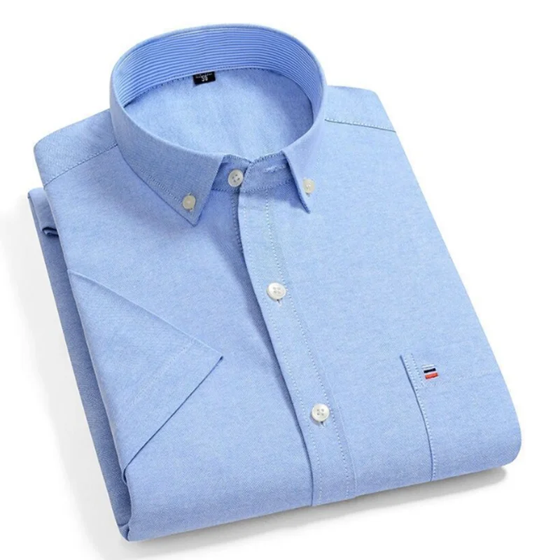 

New Men's Short Sleeve Casual Plaid Shirt Blusas Blouse Camisa Bluzki Bluzka Xadrez Checkered Cotton Koszule Vestidos Casuales