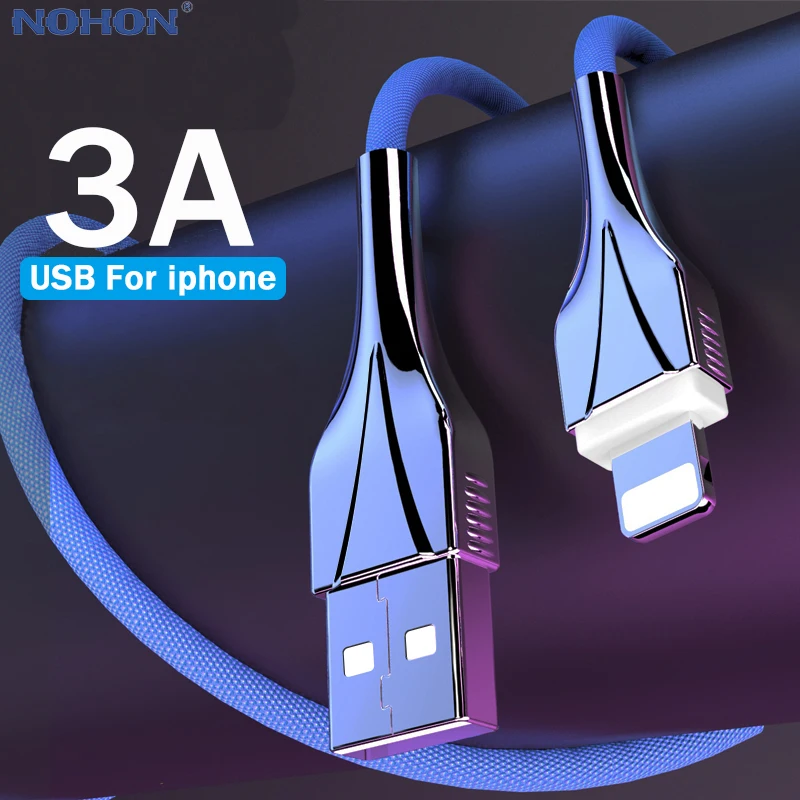 USB кабель для быстрой зарядки Apple iphone 11 XS Max XR X 7 8 6 S Plus 5 5SE ipad Mini 4 зарядное