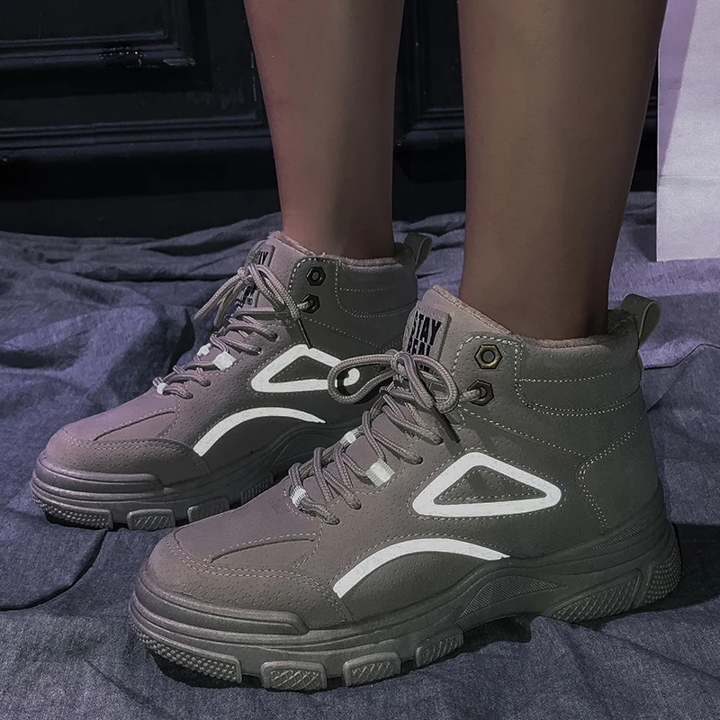 Дизайнерская модная роскошная женская обувь зимние ботильоны на платформе Martins