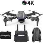 Новинка 2021, планшетофон с двумя объективами, складной портативный Дрон с дистанционным управлением 2,4 ГГц, Безголовый режим светодиодный светодиодной подсветкой, игрушки для дрона лопасти для вертолёта mini drone 4k