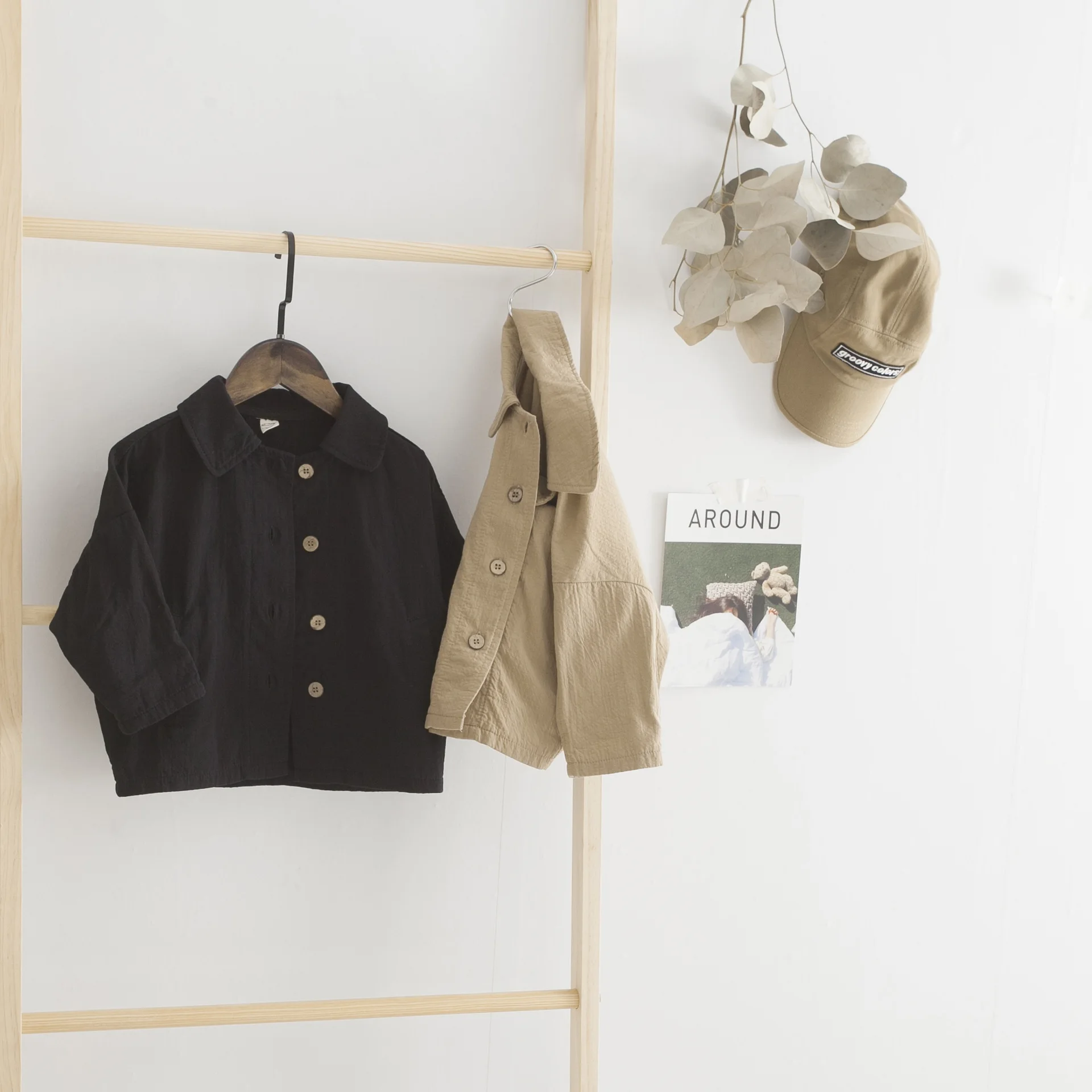 

2020 Autumn New Products Children's Spring Jacket Korean Board Bat Sleeve Windbreaker Jacket Boys and Girls Cardigan