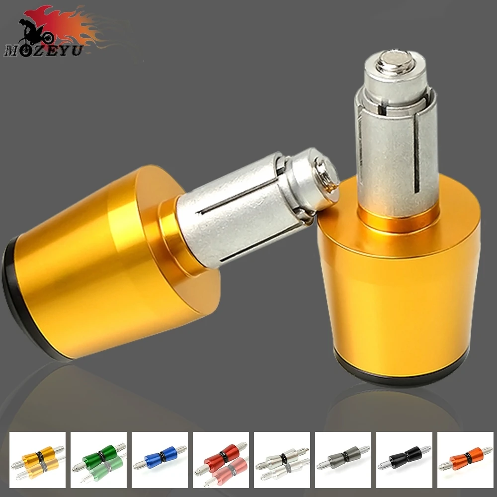 С логотипом VTR1000F мотоцикл 7/8 &quot22 мм алюминиевый руль концы рукоятки концевые