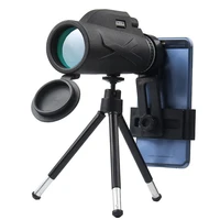 80x100 hd professional telescope powerful monocular zoom optical spyglass outdoor night vision waterproof camping equipment
