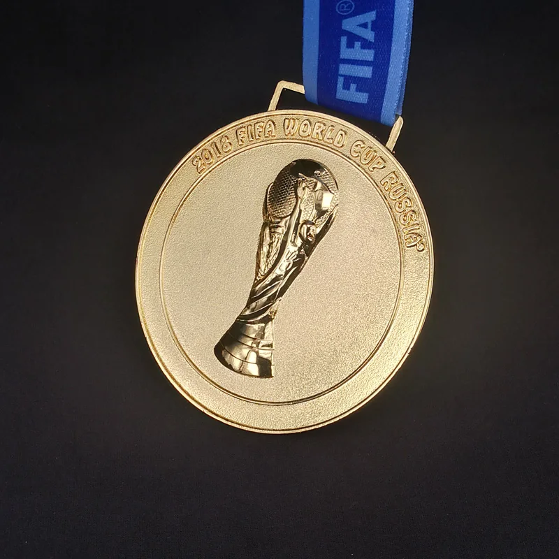 

European Golden Football Medals World Champions Soccer Medals Mascot Football France Fan Gift Souvenir Home Office Decor Crafts