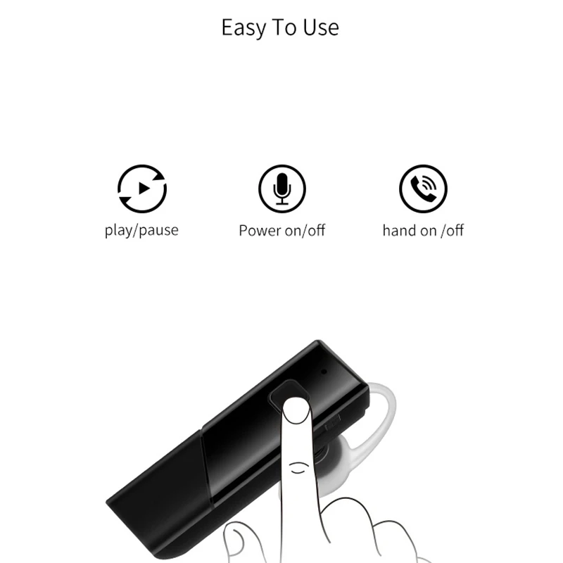 Умный переводчик голоса в реальном времени беспроводная гарнитура Bluetooth 5 0