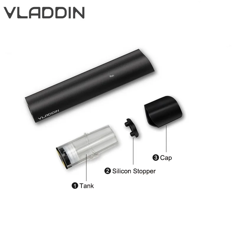 Е сигарета VLADDIN RE полный комплект Pod Systme 350 мА/ч Батарея с 1 5 мл многоразового Vape