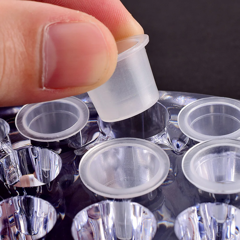 Прозрачный акриловый держатель для пигментных чернил татуировок подставка