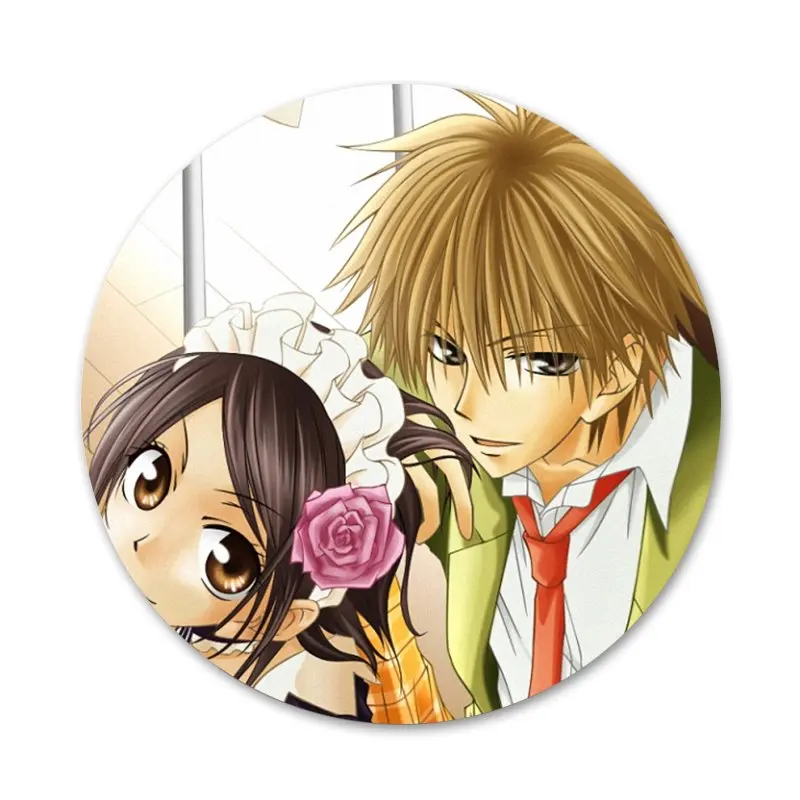 Anime Maid sama kaichou wa Newest Super Cute Brooch Pin Cosplay Badge Accessories For Clothes Backpack Decoration Gift 58mm | Дом и сад