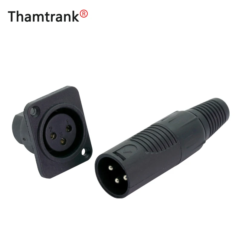 10 шт./5 комплектов мужской и женский аудио DIY проект 3PIN XLR штекер + гнездо С