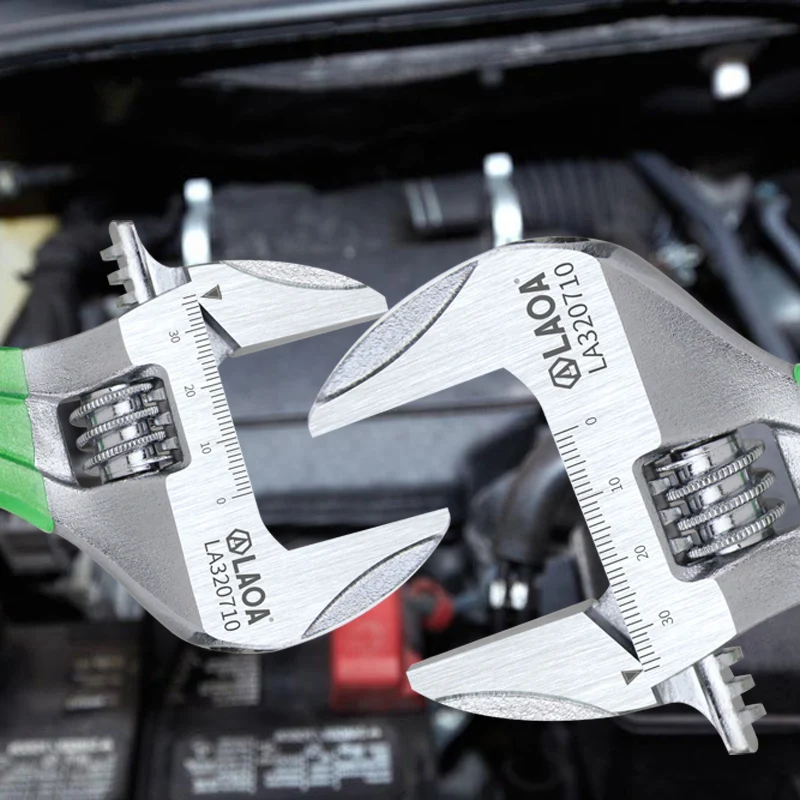 LAOA легкий большой открывающийся короткий ручка регулируемый гаечный ключ