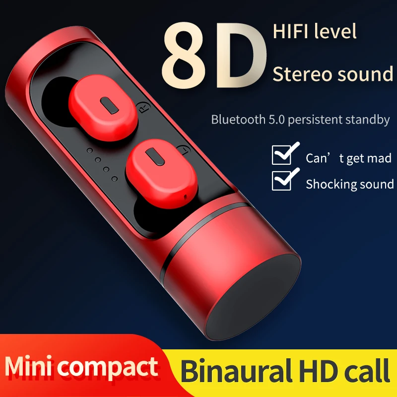 

Dianxien K1B Bluetooth 5.0 Sports Mini In-Ear Noise Reduction Wireless Binaural TWS Bluetooth Headset