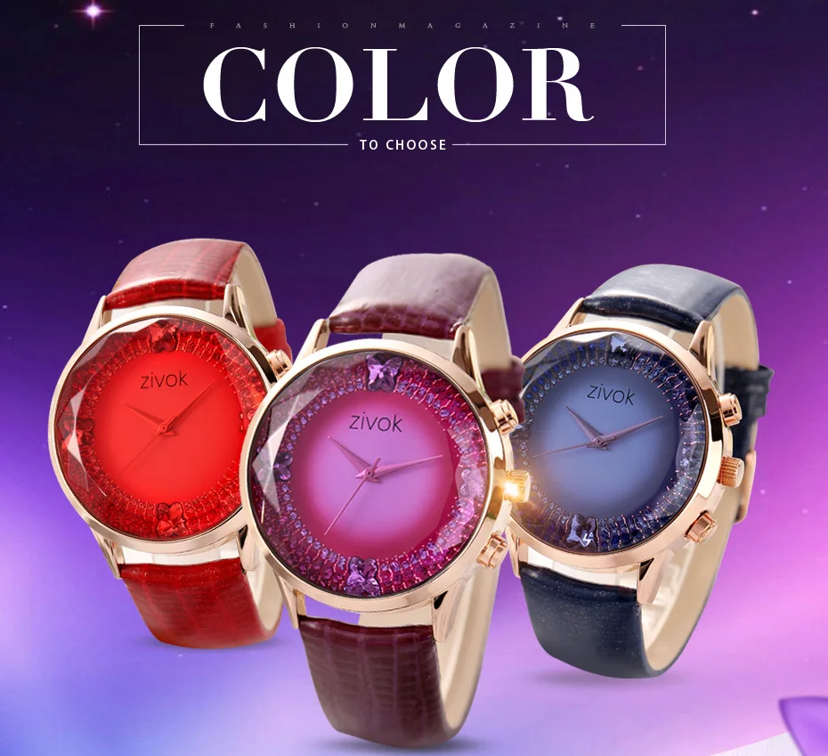 ZIVOK спортивные наручные часы для женщин reloj mujer лучший бренд роскошные женские часы-браслет женские часы с большим циферблатом кожаным