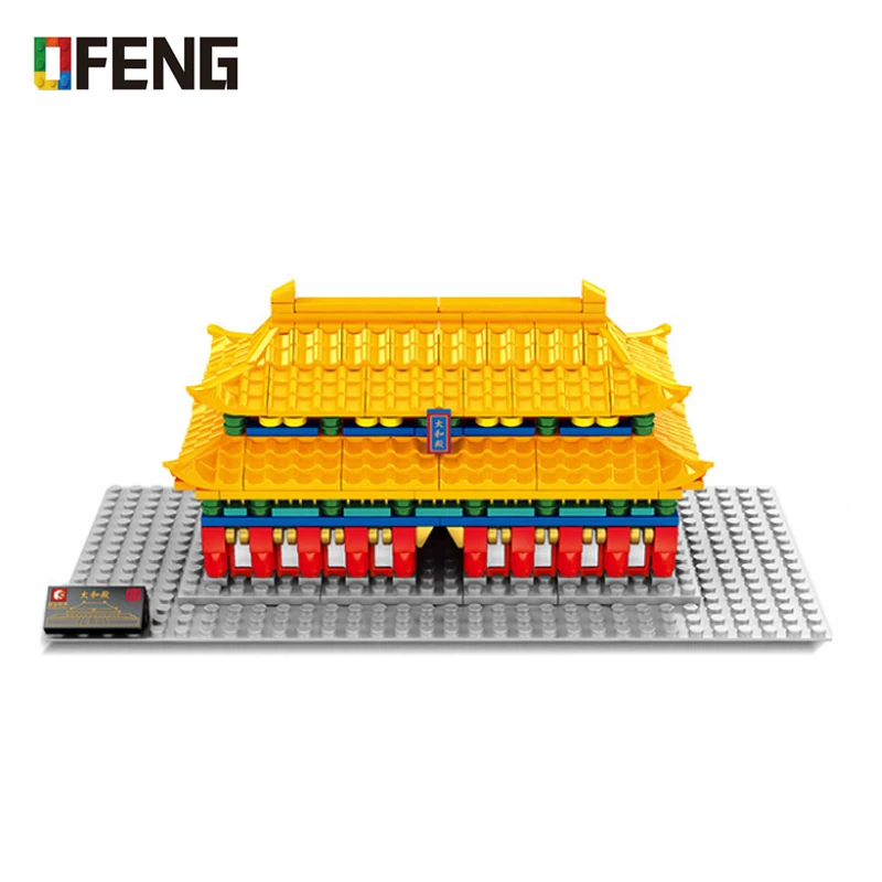 

SEMBO The City Street View Building Blocks Ancient Chinese Palace Model Assembled Bricks Educational Toys Kids Birthday Gift