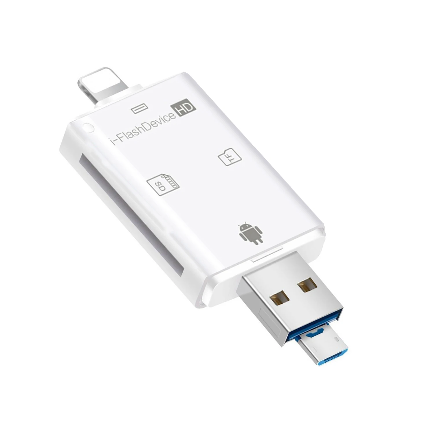 3в1 Micro USB TF SD кардридер SDHC Microsd адаптер памяти для Iphone 11X8 IOS Android телефон Samsung MacBook|sd