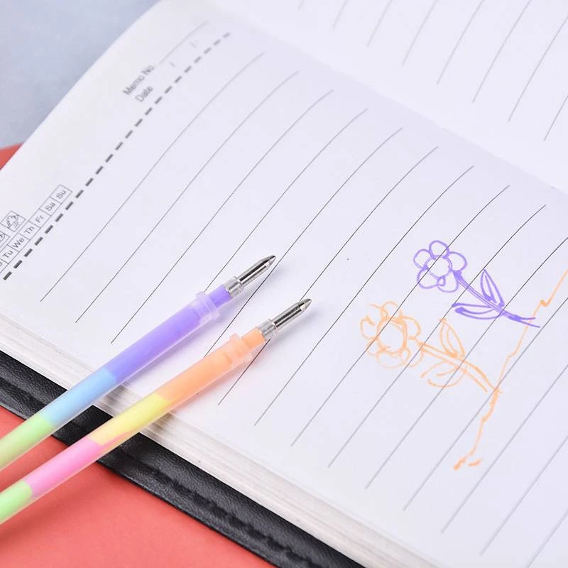 2Pcs/Set Gel Pen Set Glitter Pens For School Office Adult Coloring Book Journals Drawing Doodling Art Markers Promotion | Канцтовары для