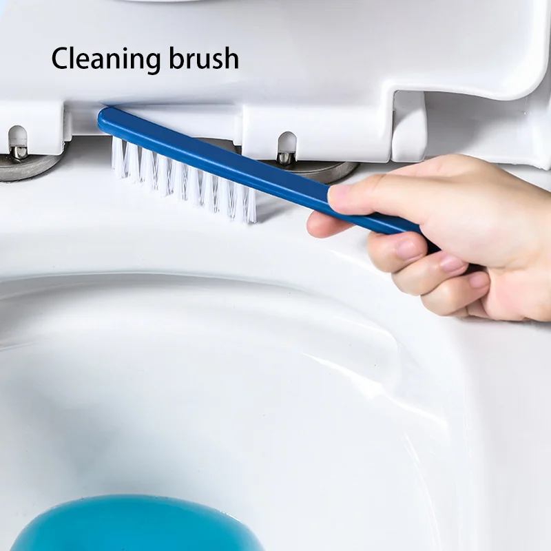 3 In 1 Silicone Toilet Brush with Holder Wc Accessories Tools for Bathroom and Clean Punch-free Hanging | Обустройство дома