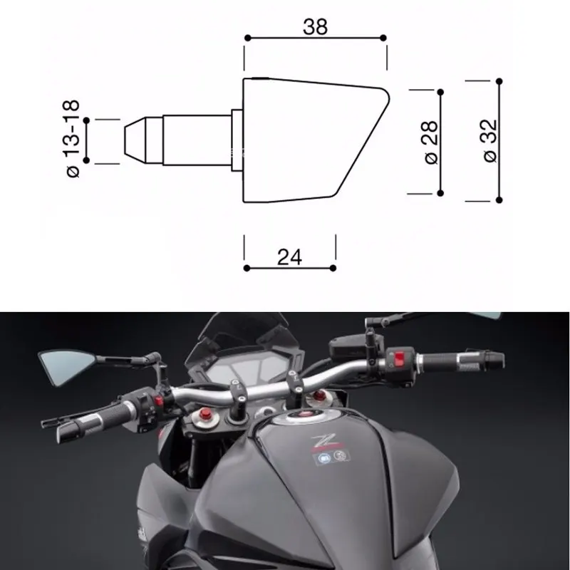 Мотоциклетные ручки с ЧПУ для Z250 Z300 Z750 Z800 Z900 Z1000 GSXR600 7/8 CBR600 750 дюйма|Накладки и