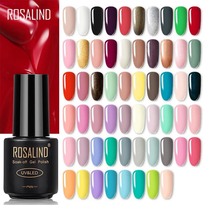 

ROSALIND 7ML Nail Gel Nail Gel Gel Nail Polish Set Colors Nail Art Decorations Nail Stamping Polish Nail Polish White
