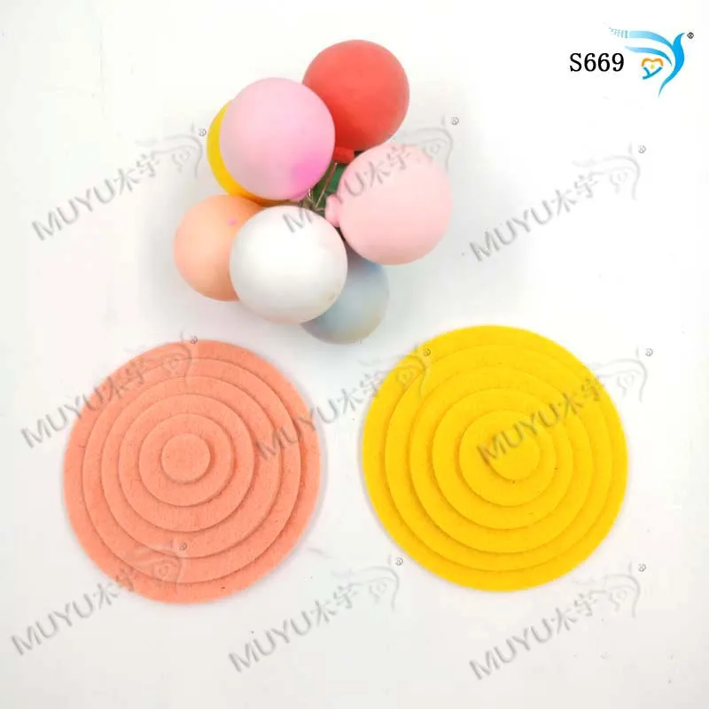 Круглая новая деревянная форма для скрапбукинга Thickness-15.8mm S669