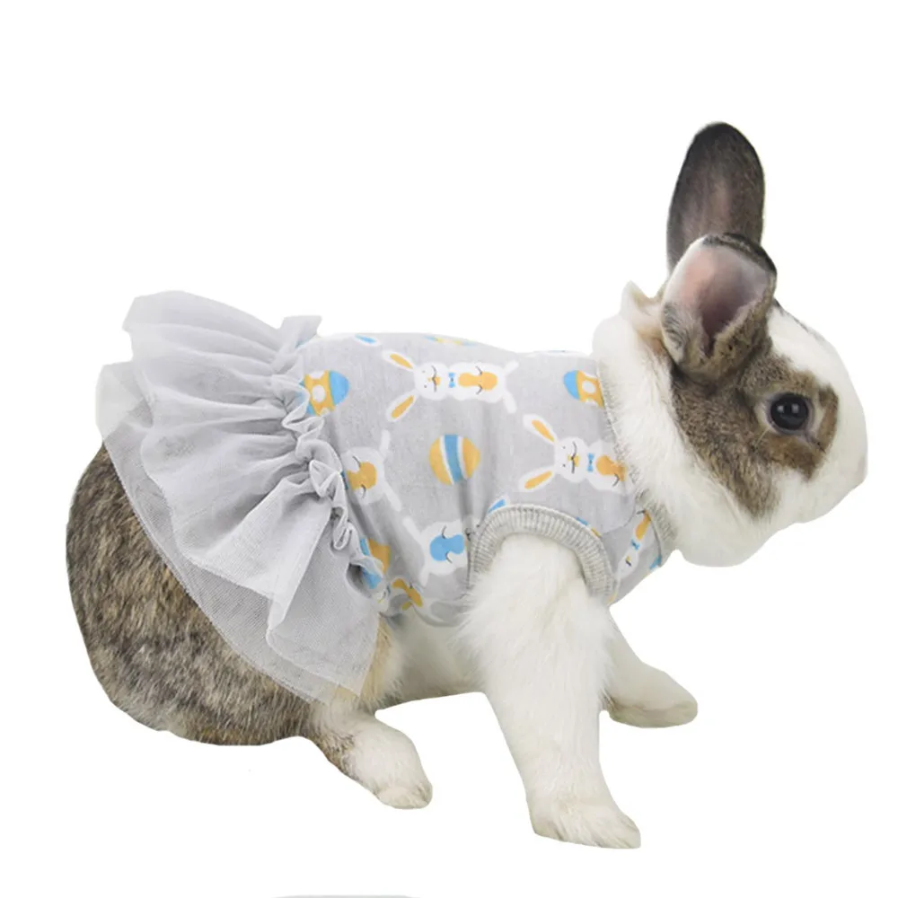 Платье с бантом в виде кролика морской свинки юбка пачка одежда для маленьких