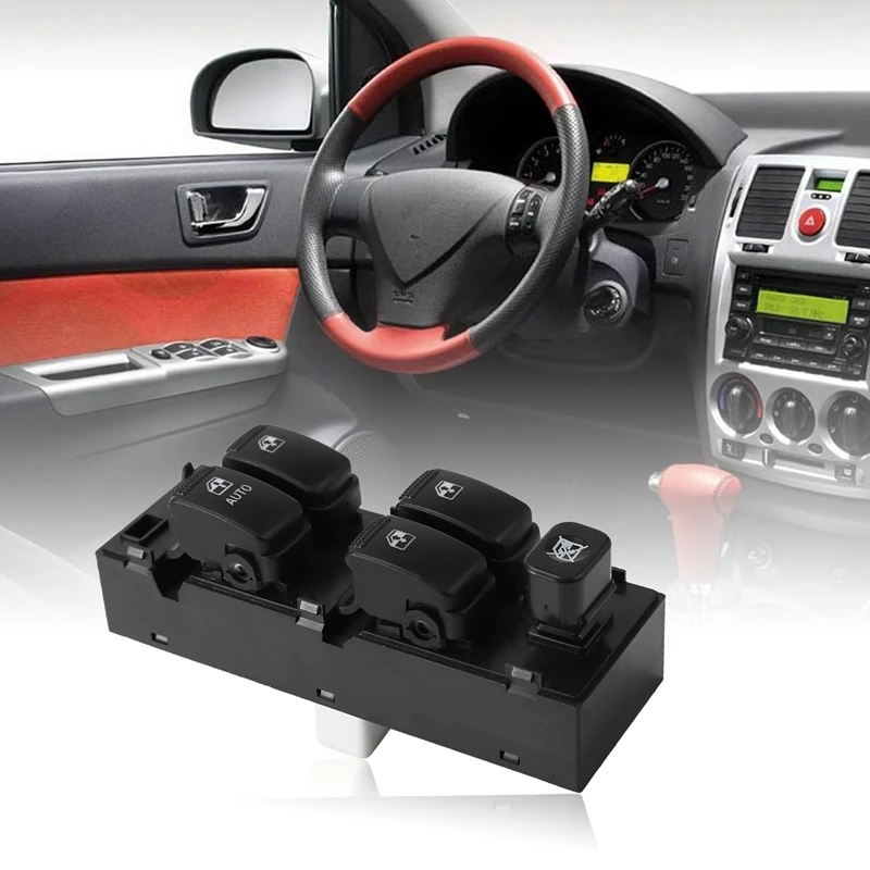 

Front Left Master Electric Power Window Control Switch Driver Side for Hyundai Getz 2005 93570-1C110