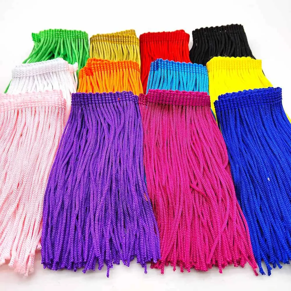 

10Yard Lace Fringe Trim 10cm Wide Tassel Fringe Trimming for DIY Latin Dress Stage Clothes Accessories Lace Ribbon