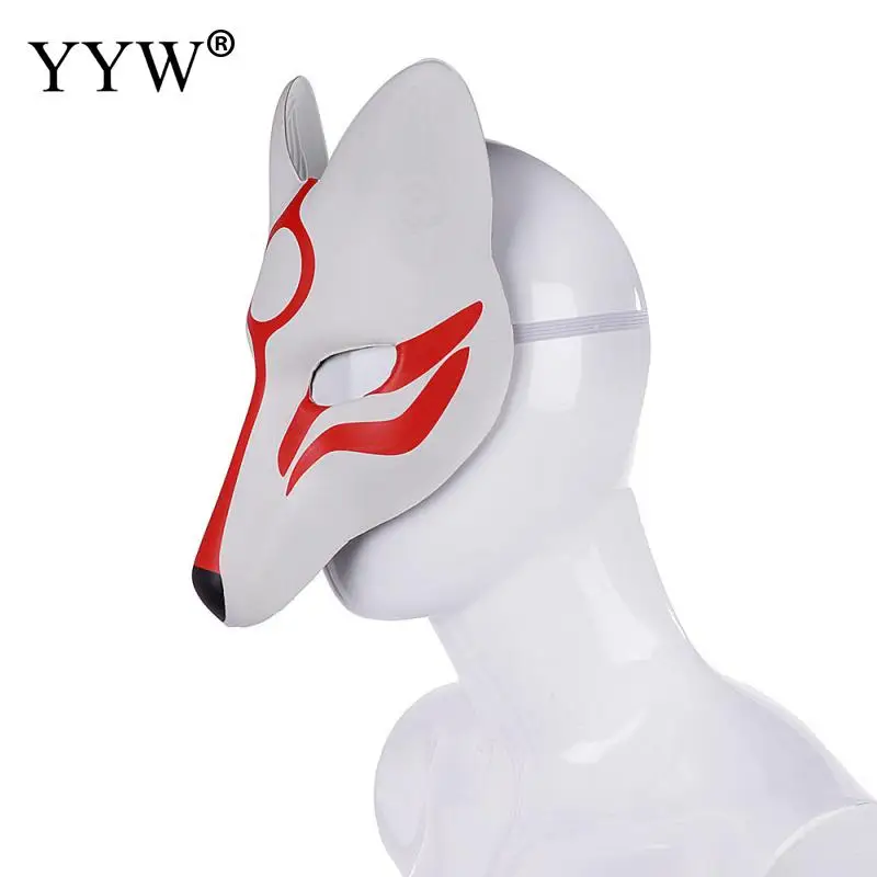 Лисья маска для вечеринки маскарадные маски в виде животных Хэллоуина с рисунком