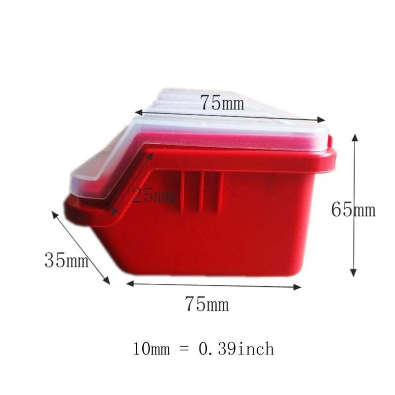 

13MA Plastic Tools Storage Box with Cover Parts Screw Toolbox Case Components Sorting