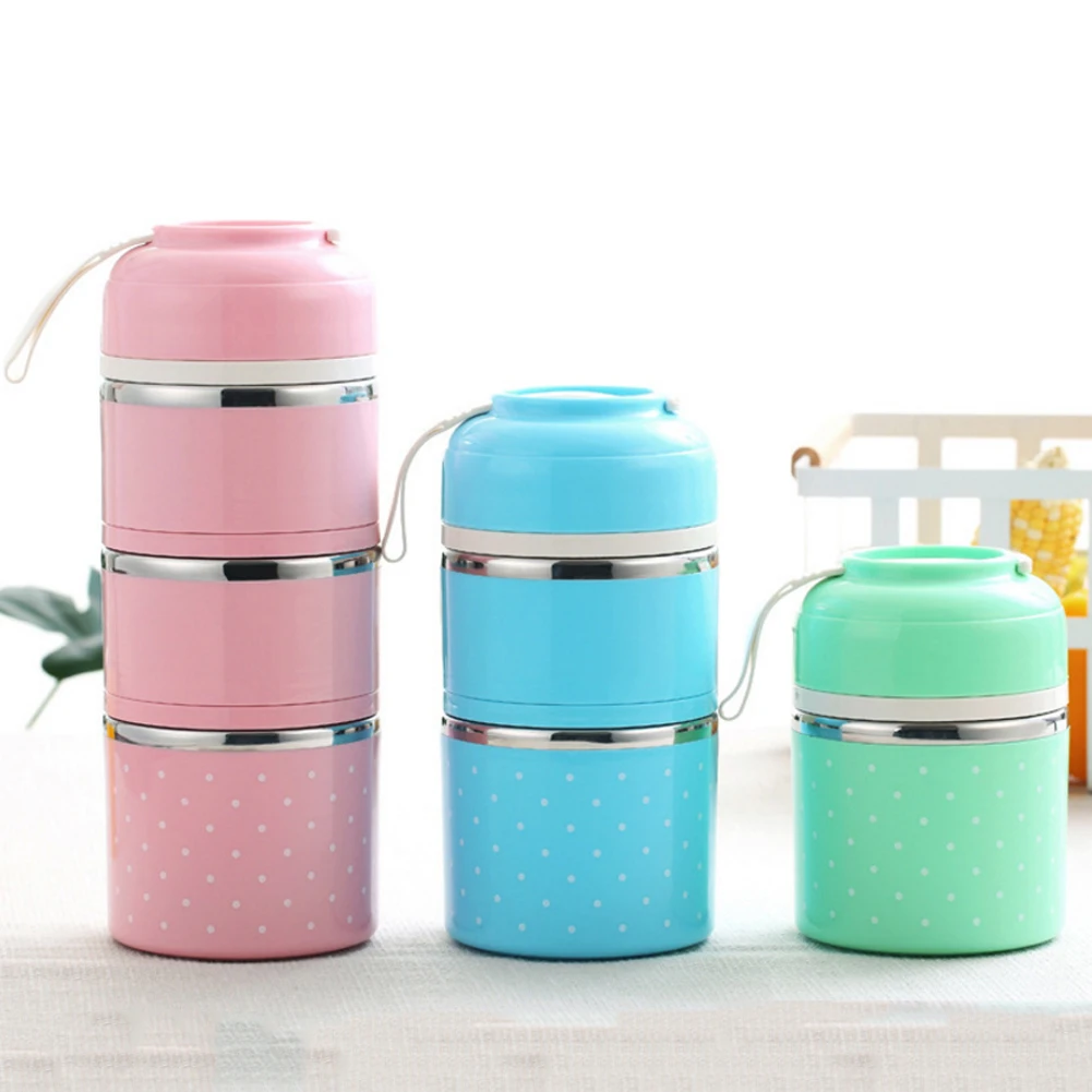 1/2/3 ярусов портативный термоконтейнер для ланча Герметичная сумка бенто