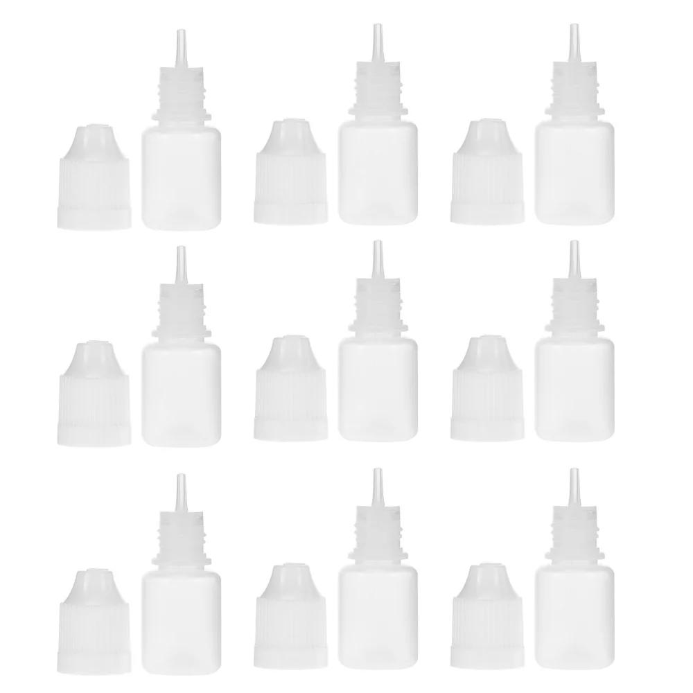 

20pcs 5ml Eye Liquid Empty Dropper Bottles Squeezable Dropper Bottles