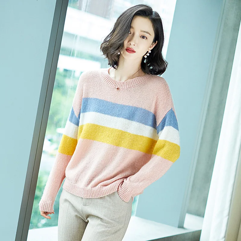 

2020 new knitted women sweater casual fashion sweater high quality
