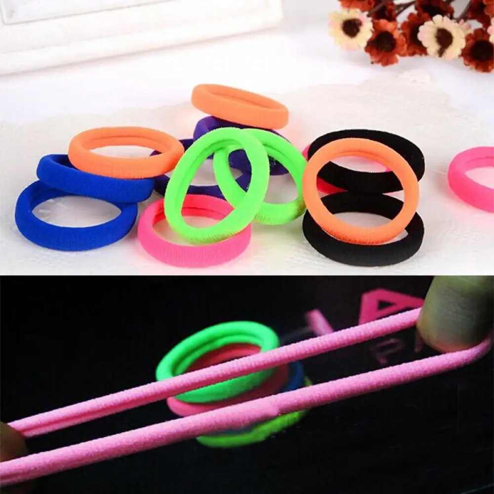 

10/50Pcs/Lot New High Elastic Basic Rubber Simple Hairband Girls Headwear Solid Color Headband Fashion Women Hair Accessories