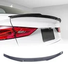 V-образный спойлер для крышки багажника Audi A3, задний спойлер для багажника 2014-2020, не подходит для хэтчбека