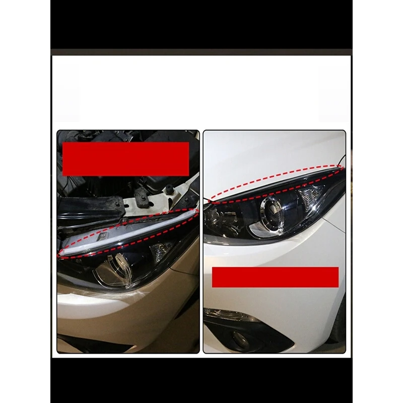 Para Auto Iluminaciones Barra Coche Lighting Light Car Accessories Luces Led Headlight Daytime Running Universal Signal Lamp | Автомобили