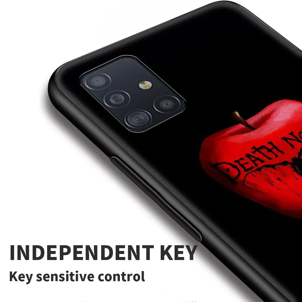 

Shell For Samsung A91 A72 A71 A52 A51 A42 A41 A32 A31 A21s A21 A12 A11 A02s A02 A01 Cover Case Fundas Manga Death Note Apple