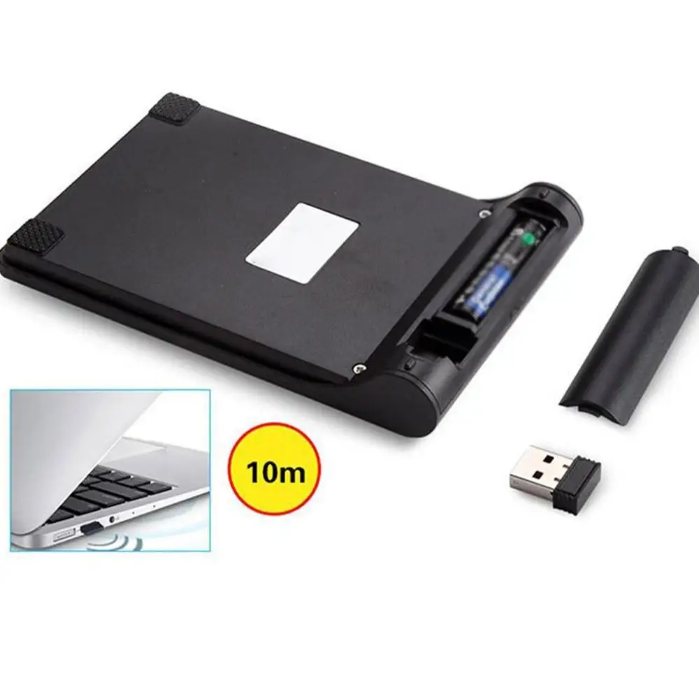 

2.4G Wireless Mini Digital Keyboard 18 Keys USB Number Numeric Keypad Pad Mouse For Laptop PC Notebook Desktop