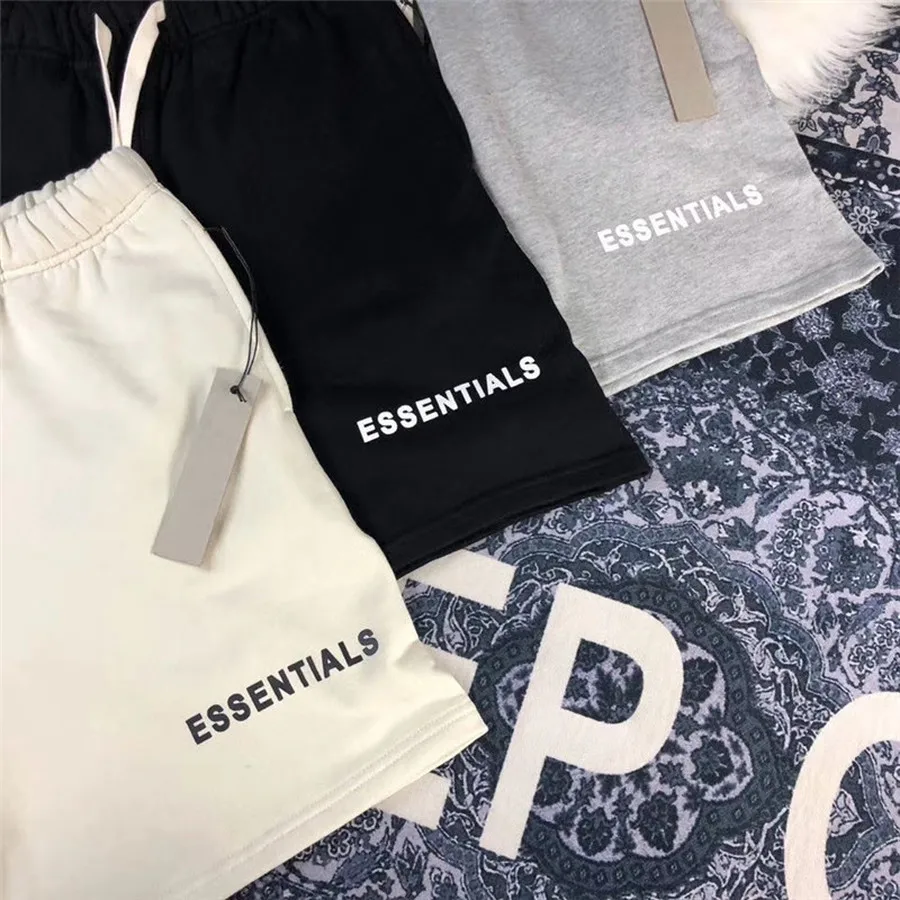 

Drawstring Drop-crotch Essentials Men Shorts Joggers Men Zipper Pocket Casual Shorts