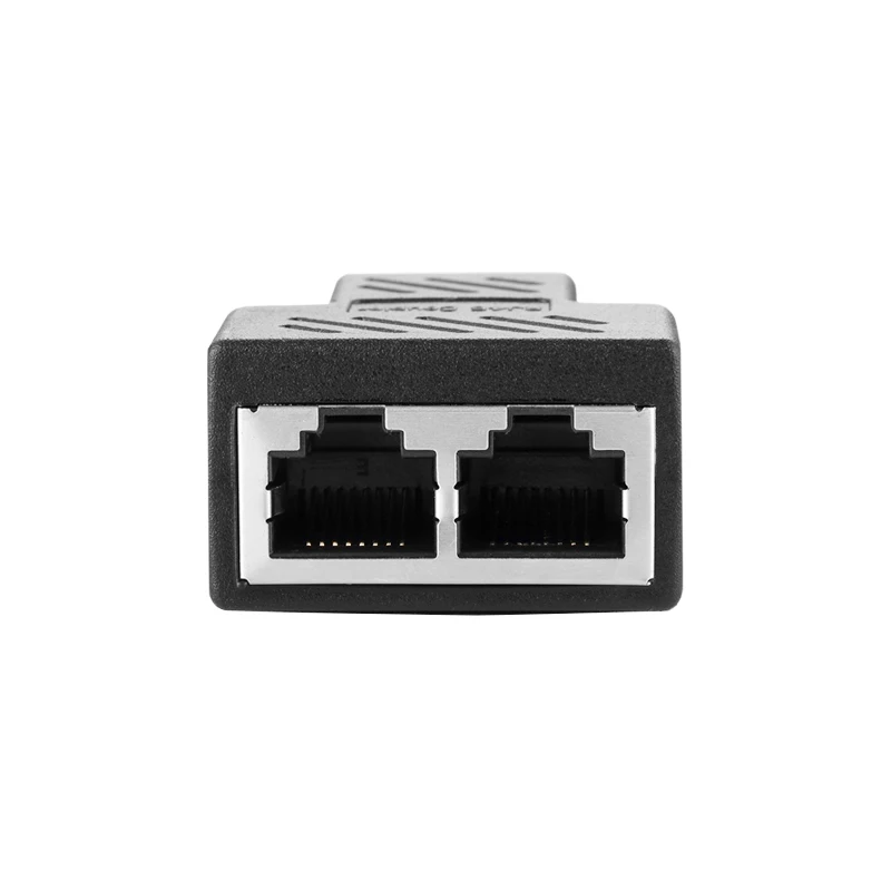 Сетевой Ethernet двойной прямой разъем 1 2 LAN соединительный соединитель для кабеля Lan