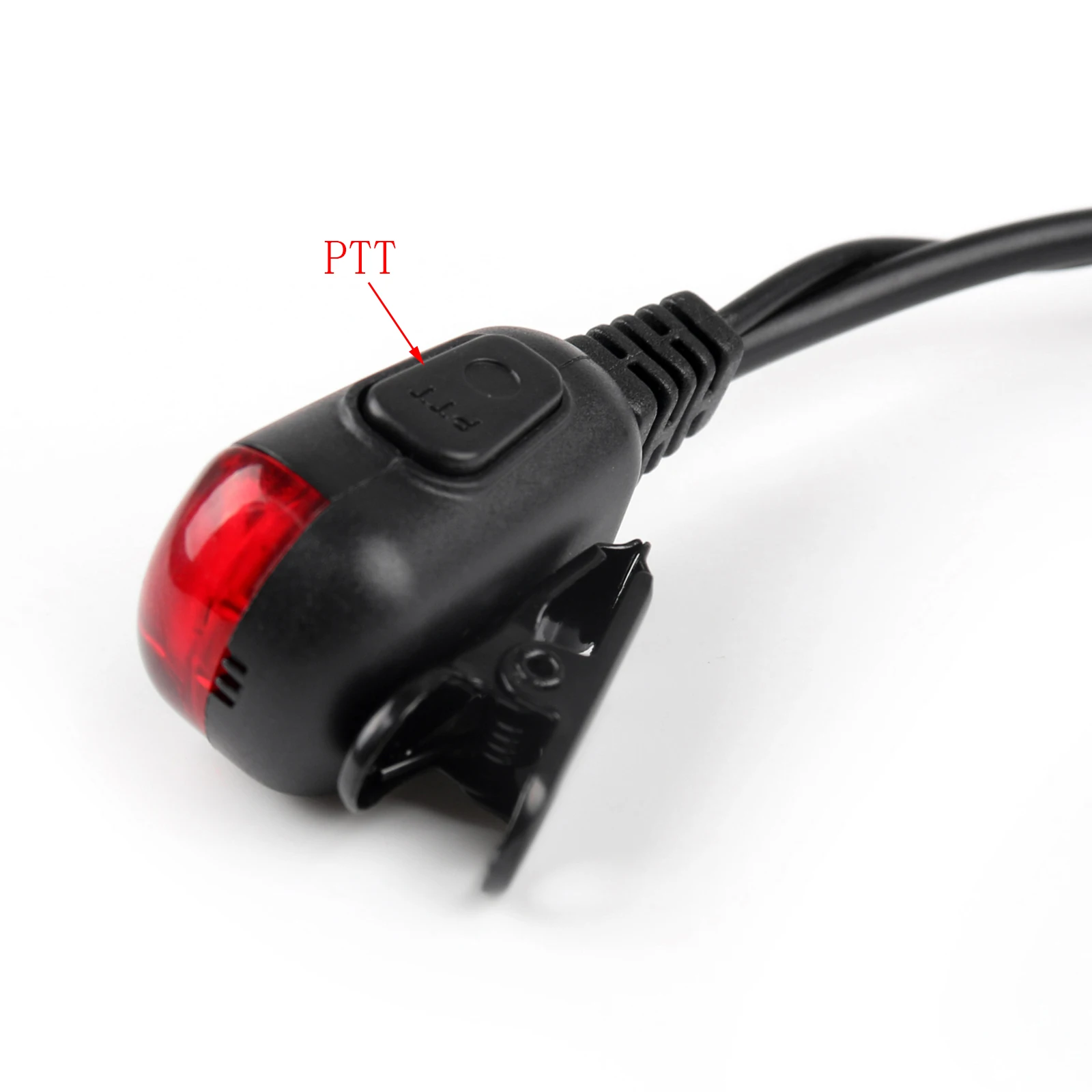 Artudatech 2Pin ушной крючок подвесной наушник гарнитура со светодиодным светильник PTT